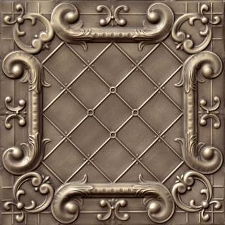 Design 502 In Distressed Brown Antique Silver